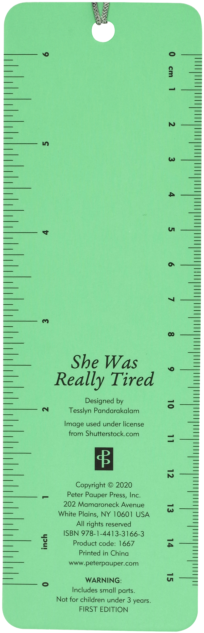 Peter Pauper Press - Wholesale Bookmark - She Believed She Could, but She Was Tired Beaded Bookmark2