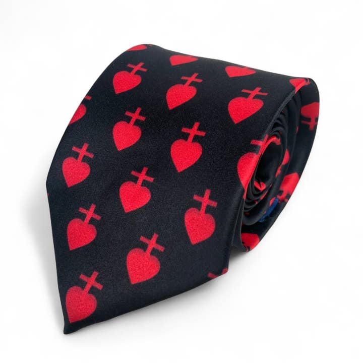 Vendée Sacred Heart Necktie for wholesale by ProselyTies