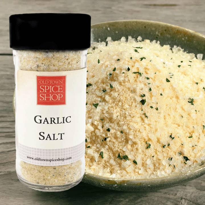 Garlic Salt Gourmet Salt for Cooking & Grilling for wholesale by Old Town Spice Shop