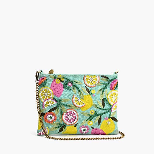 America & Beyond - Wholesale Clutch Bag - Women's - Citrus Blueberry Infusion Clutch