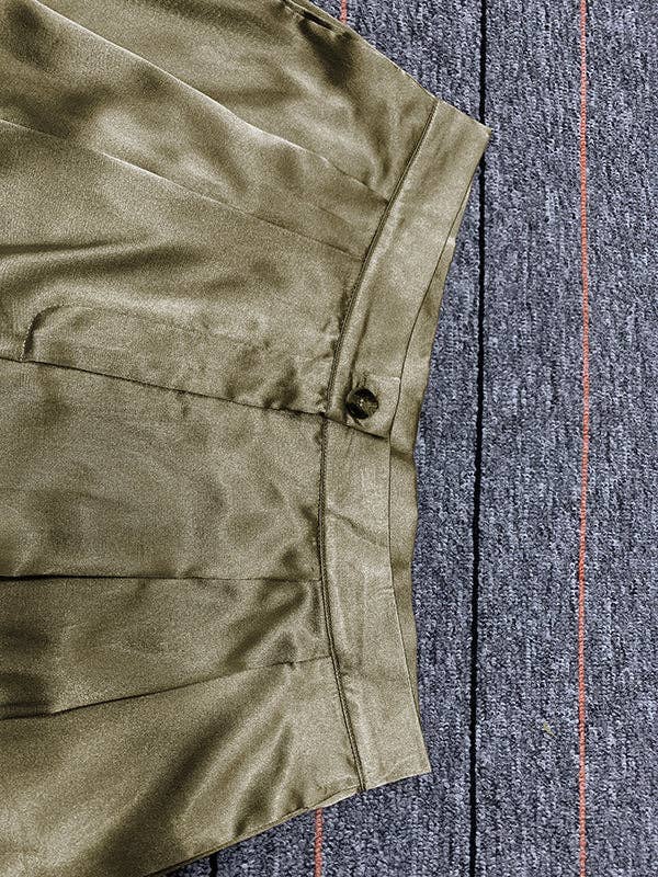 GREEN Original Solid Color Hoodies&Wide Leg Pants Two Pieces Set for wholesale on Faire13