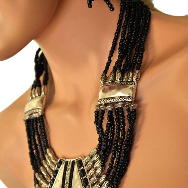 13252-CONJUNTO DE COLAR FUNDO DO MAR COM FUNDIÇÃO por atacado de Western Fashion