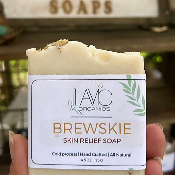 LaVic Organics - Wholesale Bar Soap - BEER SOAP | BREWSKI | FACE SOAP0