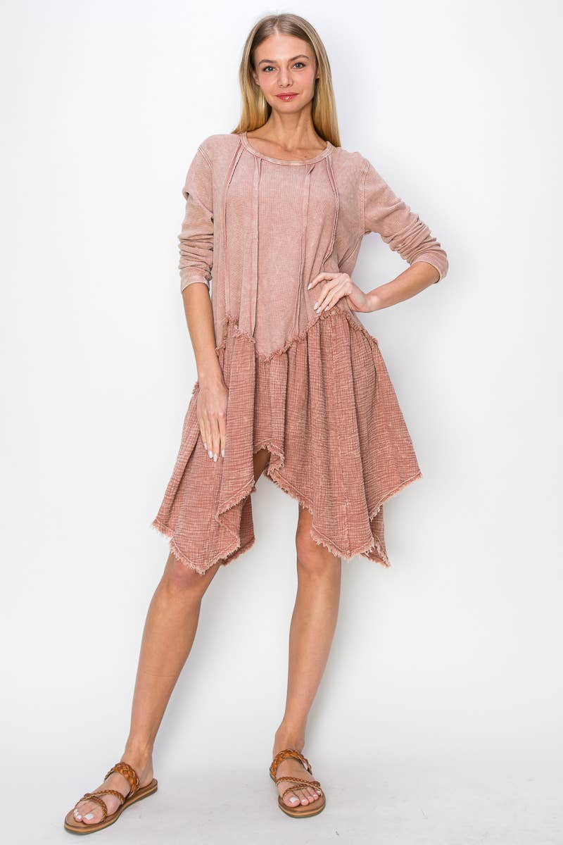 J.Her - Vendita all'ingrosso Tunica - Donna - Tunica da fata Boho Distressed HT41415