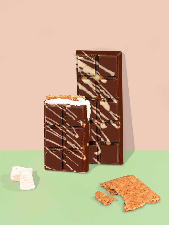 Dubai S'mores Chocolate Bar for wholesale by palm bites