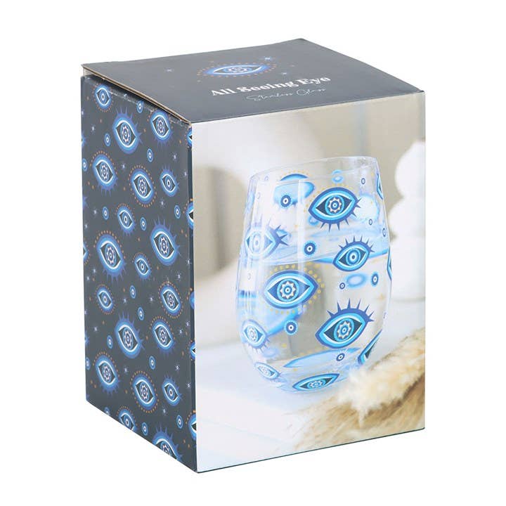 Something Different Wholesale - Wholesale Wine Glass - All Seeing Eye Print Stemless Glass4