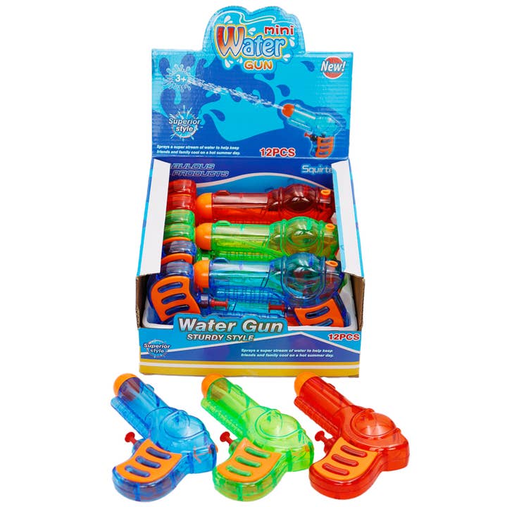 Cap Zone - Wholesale Classic Toy - Kids - Mini Water Blaster Pistol Squirt Gun