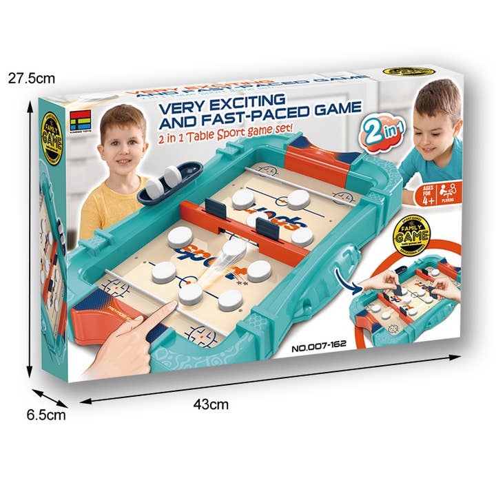 Daniel James – wholesale Board game – 2 in 1 Pucket & Hockey Game By Kertoy 2