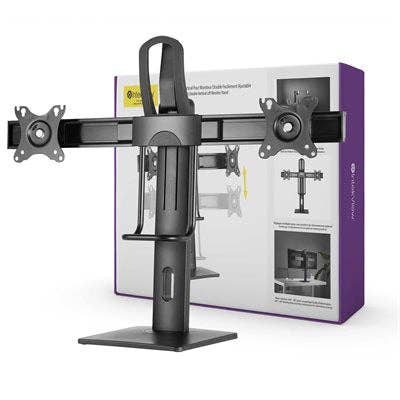 IntekView Support pour 2 écrans sur pied ajustable facile pour la vente par Printink Canada