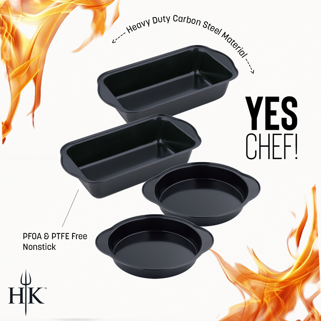 Hell's Kitchen - Wholesale Ovenschaal - Hell's Kitchen 4-delige bakvormenset3