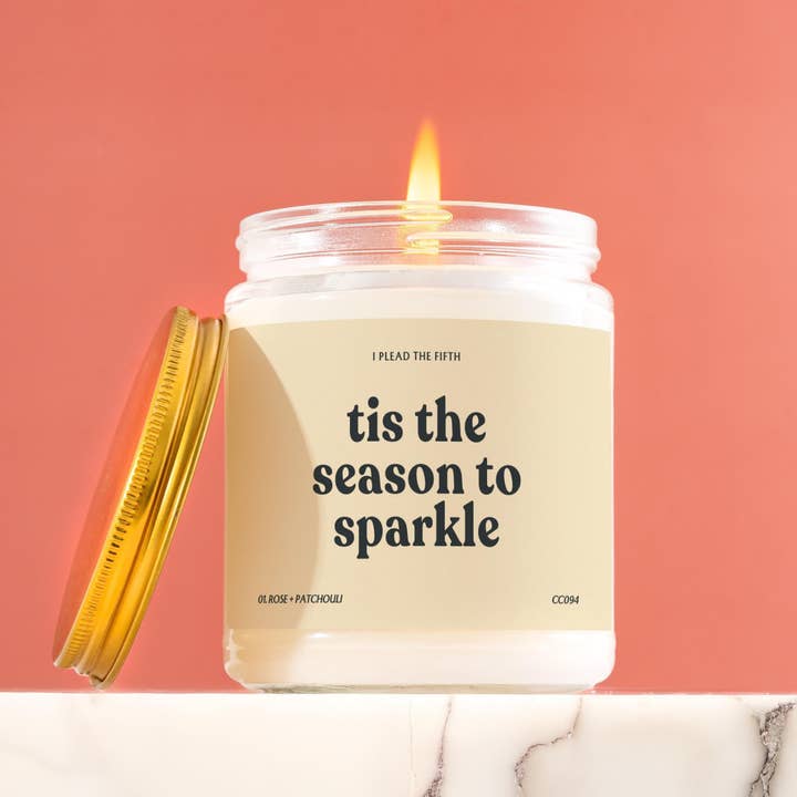 Party Candle 9oz Soy Wax Made California CC094 for wholesale by I Plead the Fifth