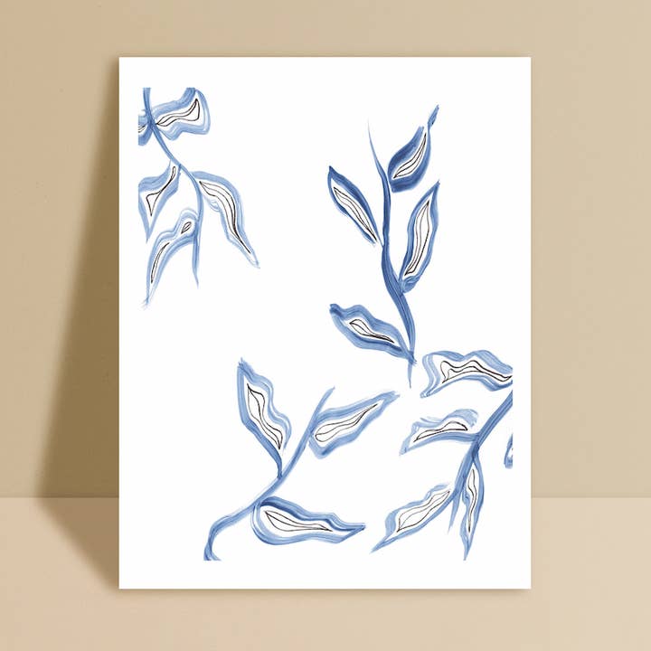 Little Blues Art Print for wholesale by Chelsea Autumn