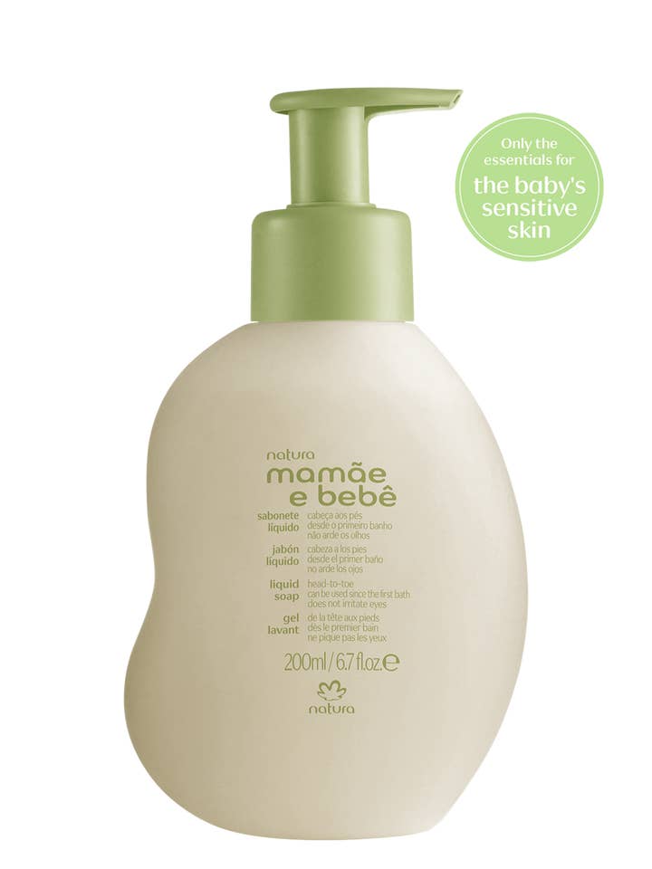 Baby Head to Toe Liquid Soap - Mamãe e Bebê for wholesale by Natura Brazil