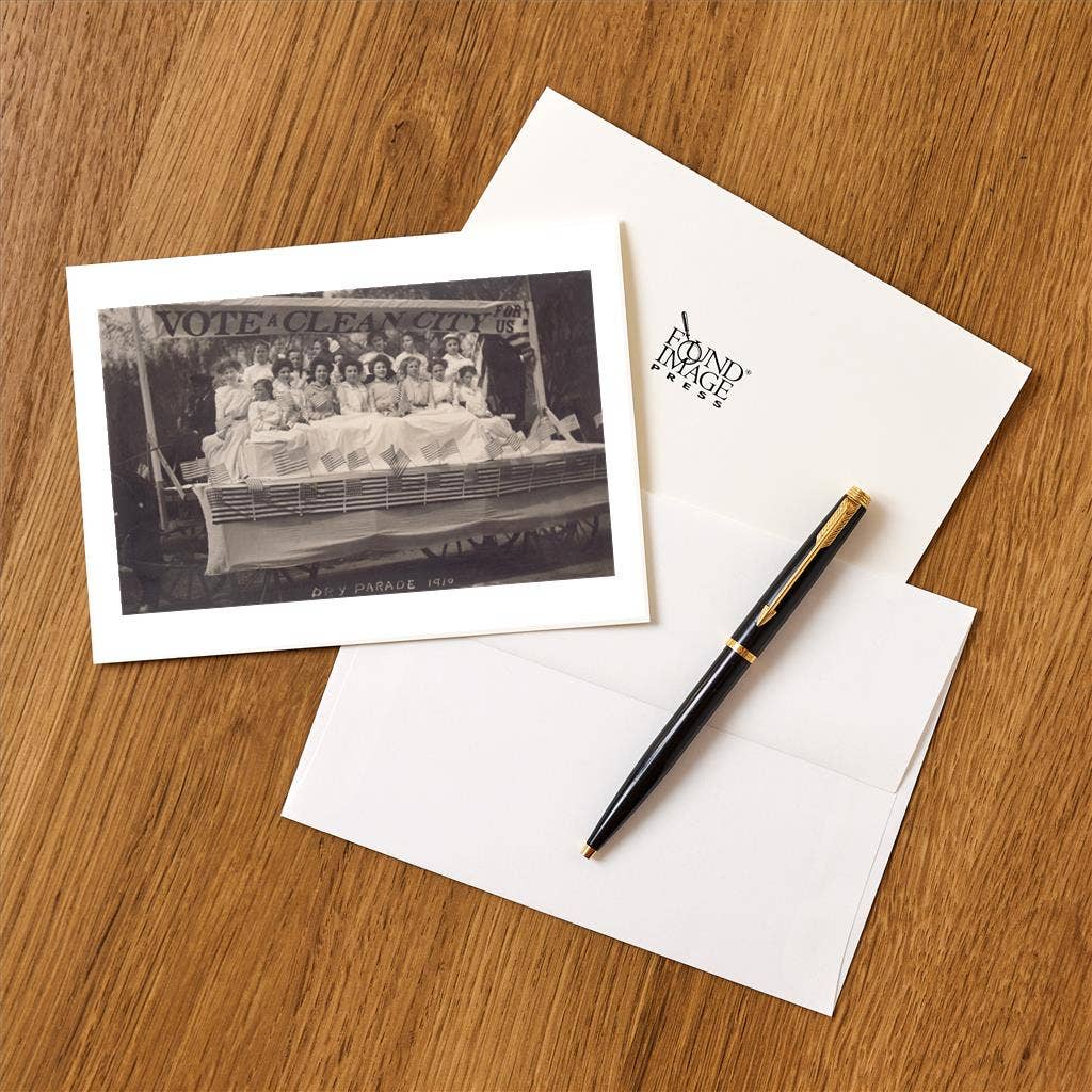 Found Image Press - Wholesale Stationery/Notecard Set - Greeting Card AA-371 Dry Parade Float1