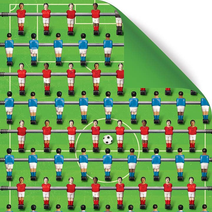 Gift Wrap Foosball - Pack of 25 for wholesale by Deva Designs Ltd