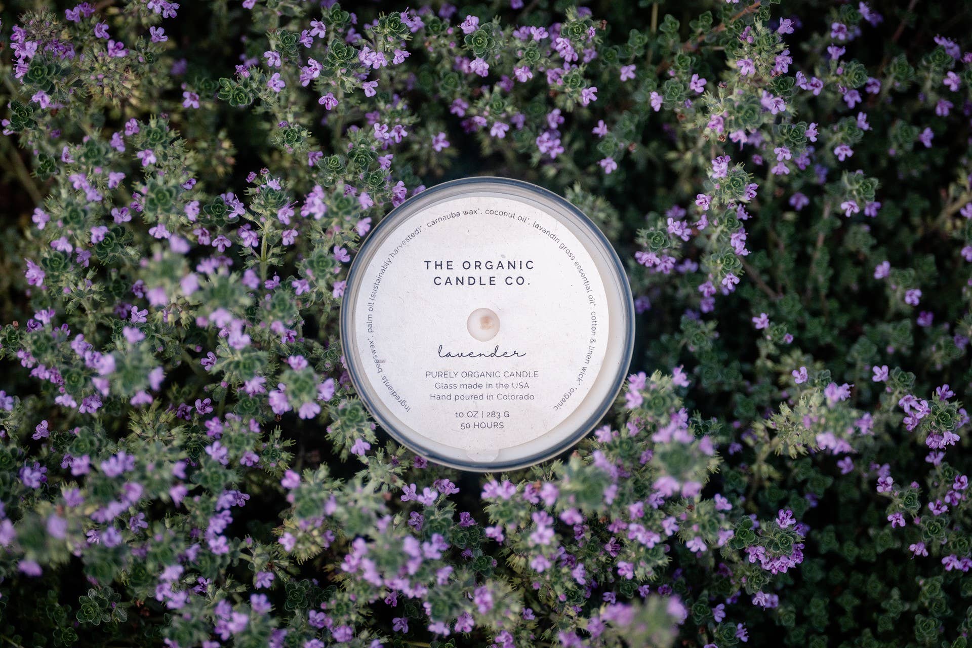 Merrely - Wholesale Jar/Filled Candle - Classic Organic Candle – 10oz – Box of 42