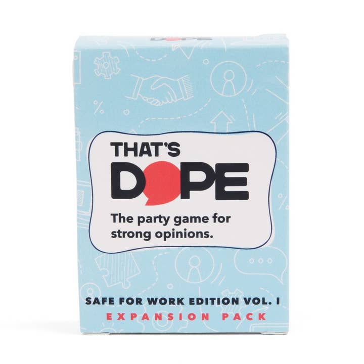 That's Dope: Safe For Work Edition for wholesale by That's Dope: The Party Game for Strong Opinions