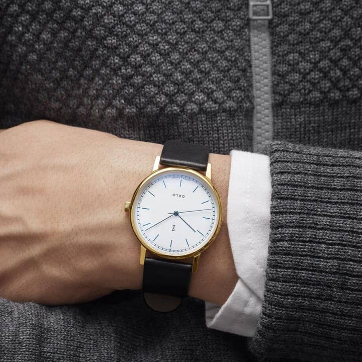 ORLO Watches Copenhagen - Wholesale Wrist watch – Women's - Copenhagen Gold White1