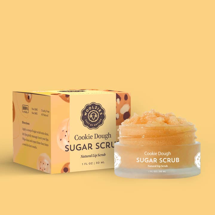 Gommage à lèvres au sucre naturel Cookie Dough pour la vente par Woolzies