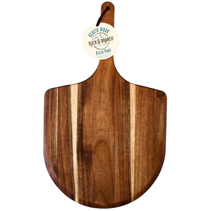 Totally Bamboo - Wholesale Pizza Board - Rock & Branch® Acacia Wood Pizza Peel2