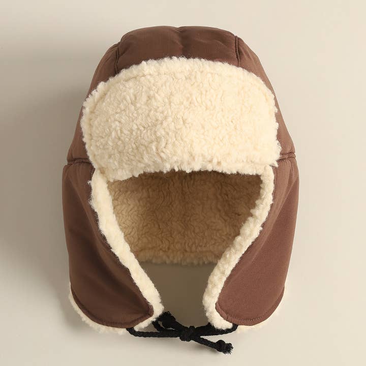 Fashion City - Wholesale Trapper/Bomber Hat - Women's - Warm Sherpa Winter Trapper Hat with Ear Flaps11