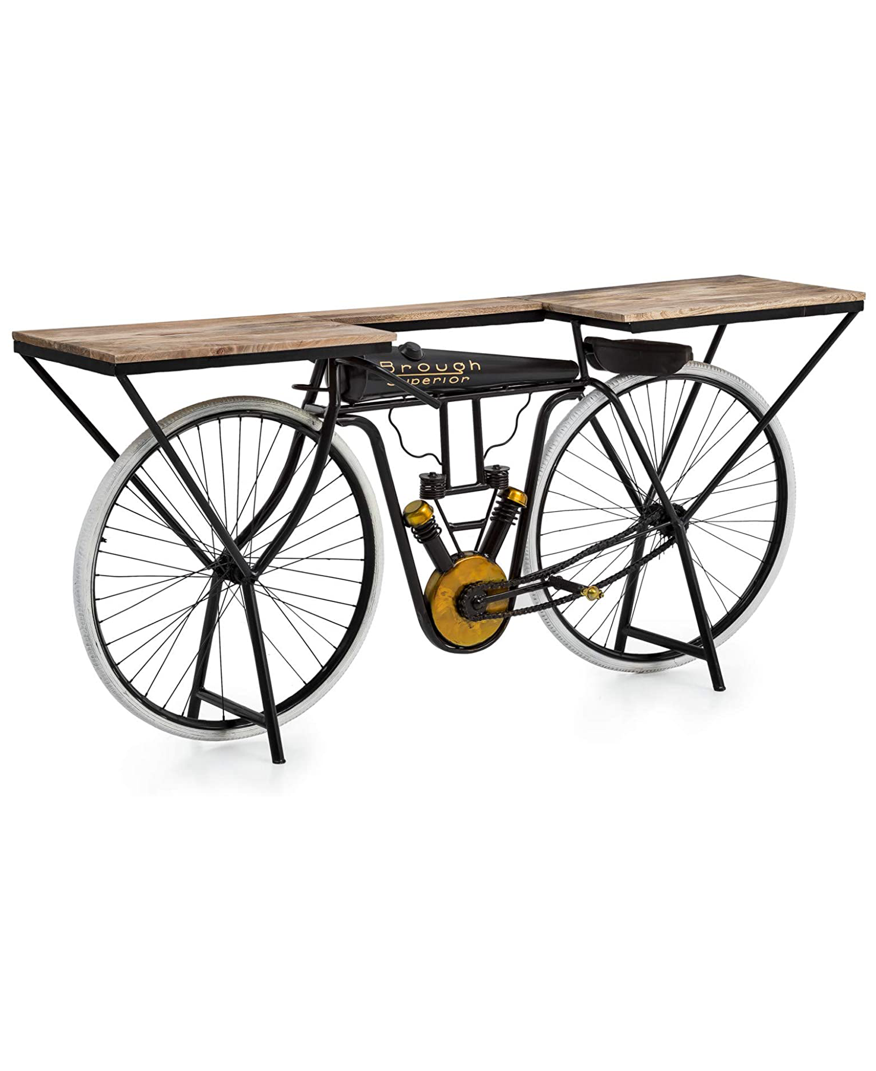 Capra Attilio - Vendita all'ingrosso Tavolini - Tavolo consolle con moto bici Brough Superior0