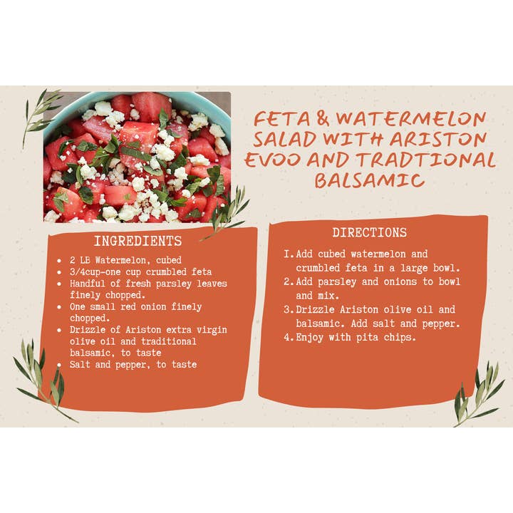 Ariston Specialties - Wholesale Vinegar - Traditional Balsamic Vinegar (Large) 16.9 fl oz / 500ml8