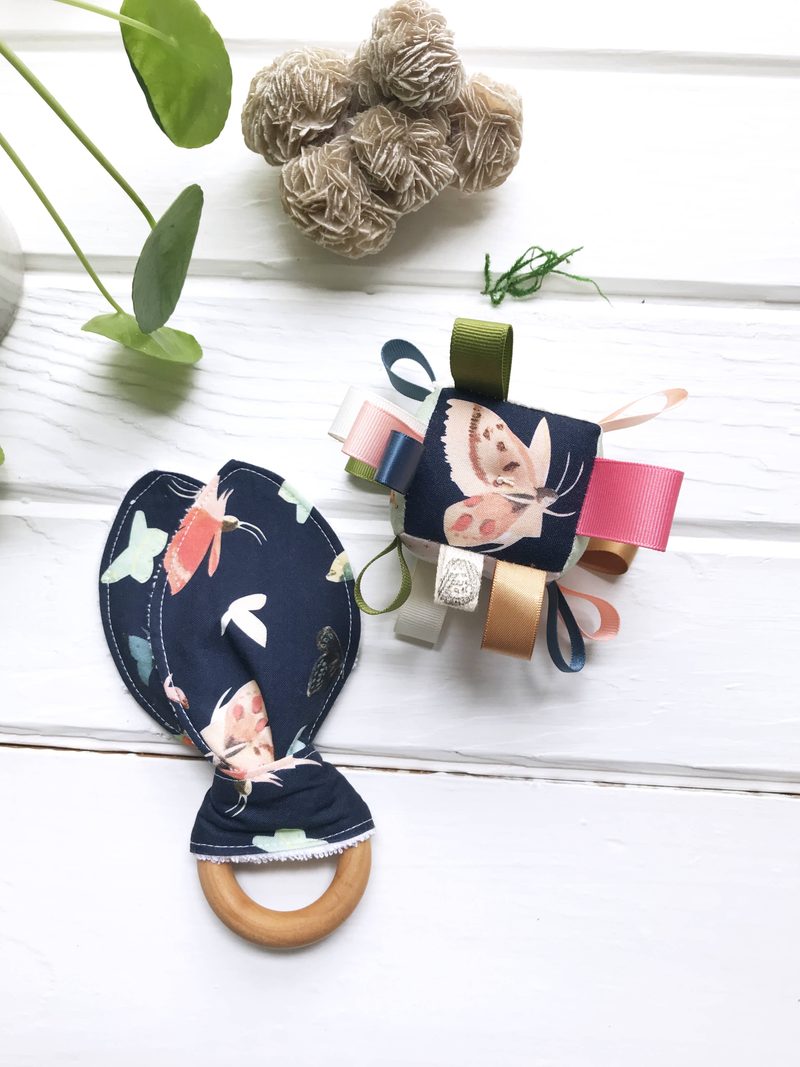 The Bird & Elephant - Vente Hochet mobile – bébé - Baby Block Animal Parade Fées Fille Cadeau1