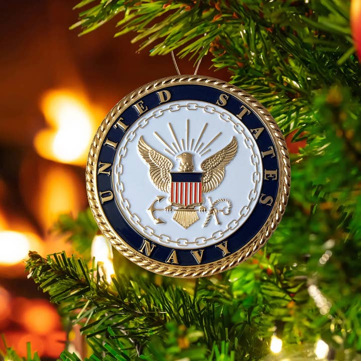 Navy Heroes Series Holiday Ornament for wholesale by Springbok Puzzle