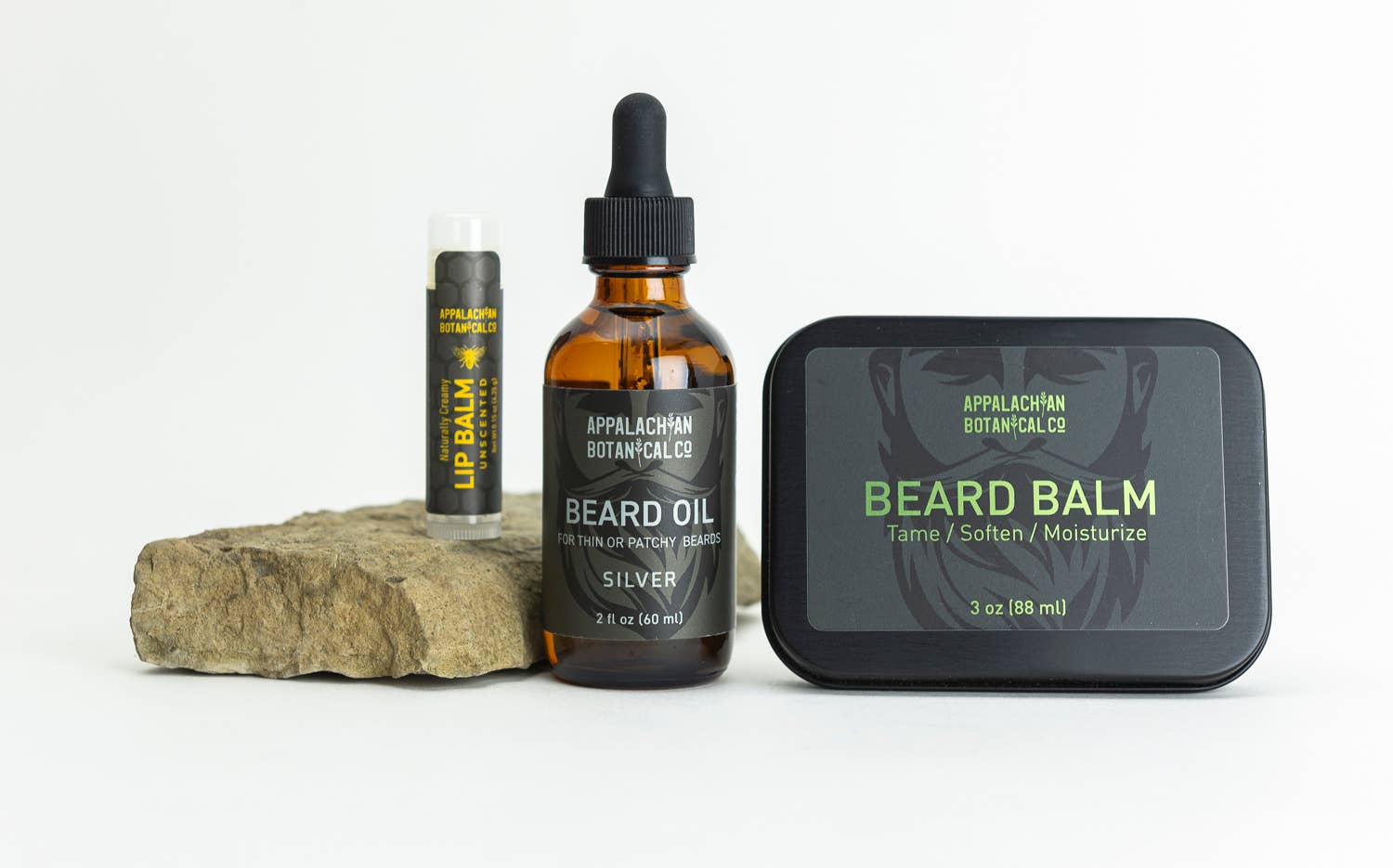Appalachian Botanical Co. - Wholesale Beard Styling Product - Beard Balm & Silver Oil Kit3
