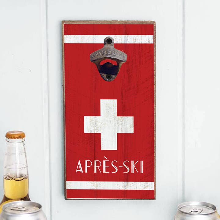 Apres Ski Bottle Opener for wholesale by Rustic Marlin