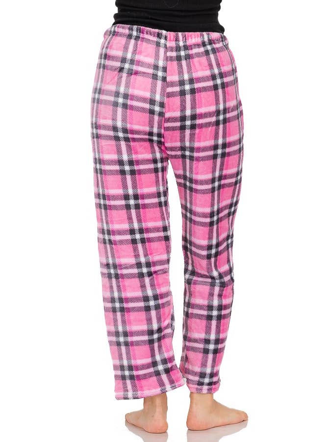 Cap Zone - Wholesale Sleepwear Bottom - Women's - Fuzzy Plush Lounge Pajama Pants7
