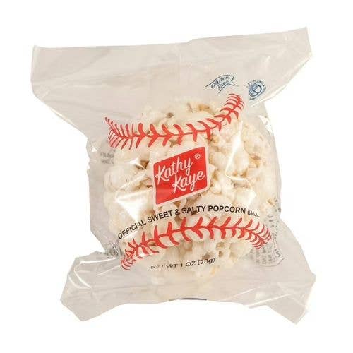 I Got Your Candy - Wholesale Popcorn - Popcorn Ball Baseball 1oz - 18ct