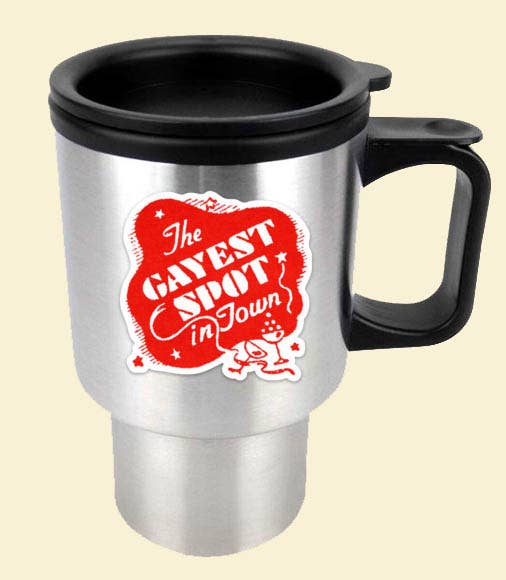 Red and White Kitchen Company - Wholesale Sticker - Gayest Spot/PRIDE Sticker, Waterproof, retro3