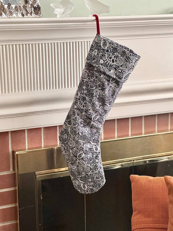 Interfaith Christmas Stocking / Jewish Hanukkah | JUDAICA for wholesale by JEWISHJOY.co