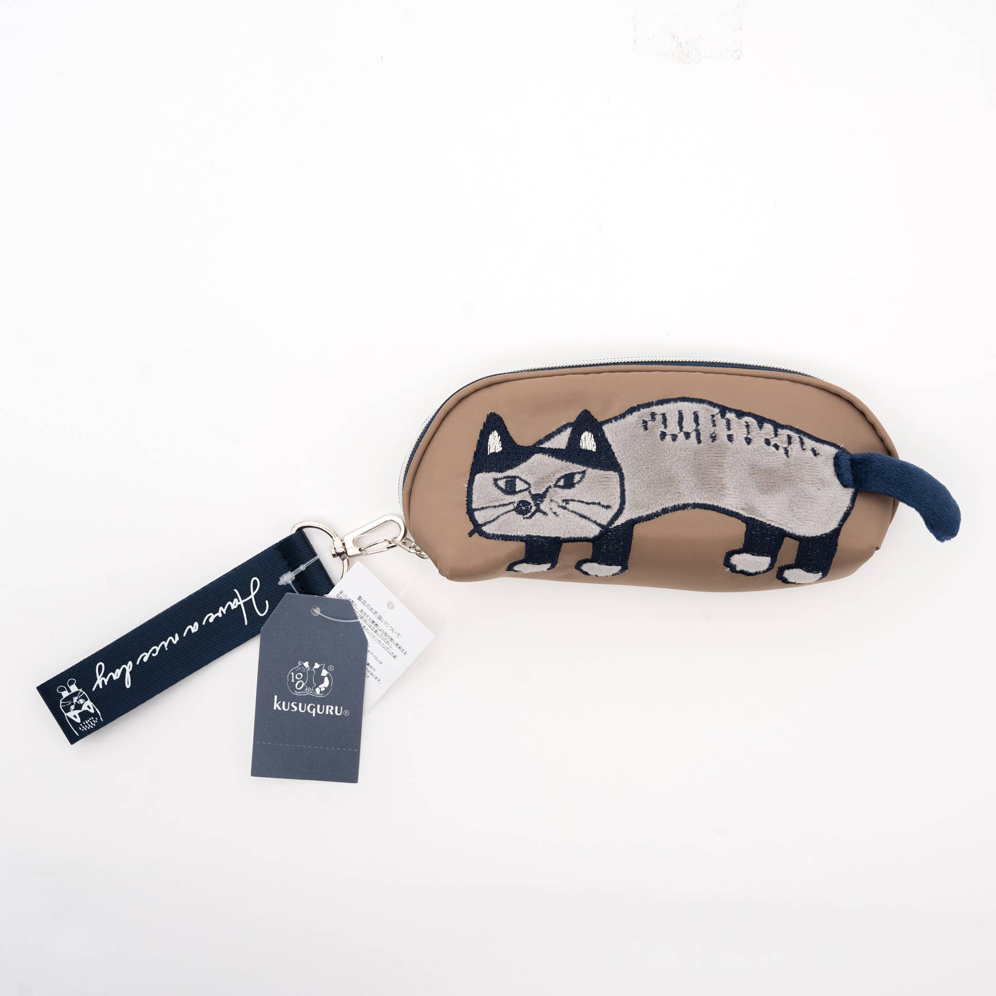 U PLUS INC - Vente Étui et rangement pour lunettes – femme - Étui à lunettes brodé chat Kusuguru Japon9