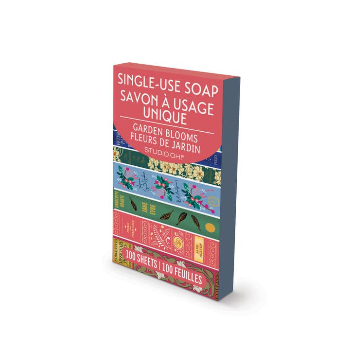 Studio Oh! - Wholesale Hand Soap/Wash - Fully Booked Single-Use Soap Sheets - Bookish2