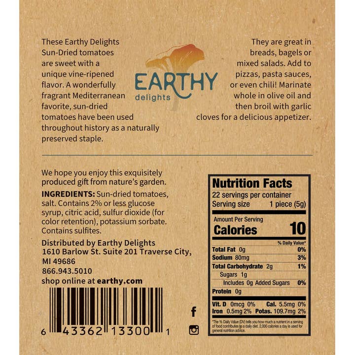 Food For Thought - Wholesale Dried/Dehydrated Vegetables - EDI038 - Sun Dried Tomato1