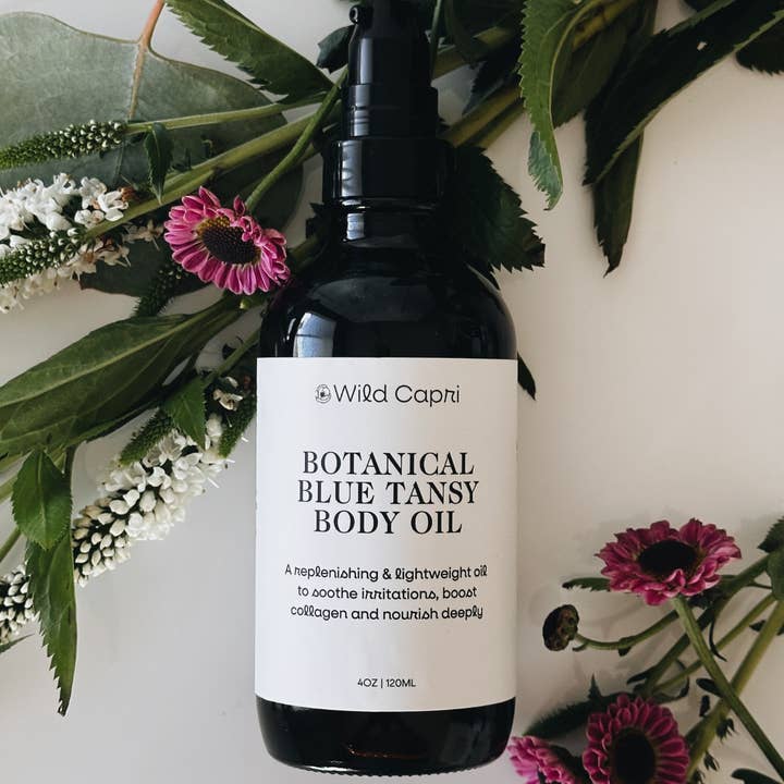 Wild Capri - Wholesale Bath/body oil - Botanical Blue Tansy Body Oil1