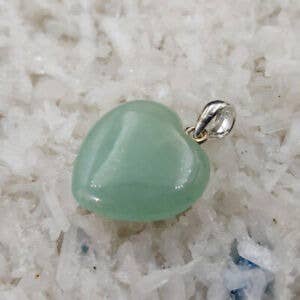 Shamans Crystal – Großhandel Individueller Charm/Anhänger – Herz-Anhänger aus Edelsteinen mit silberner Öse – Amethyst, Aventurin, Tigerauge & mehr16