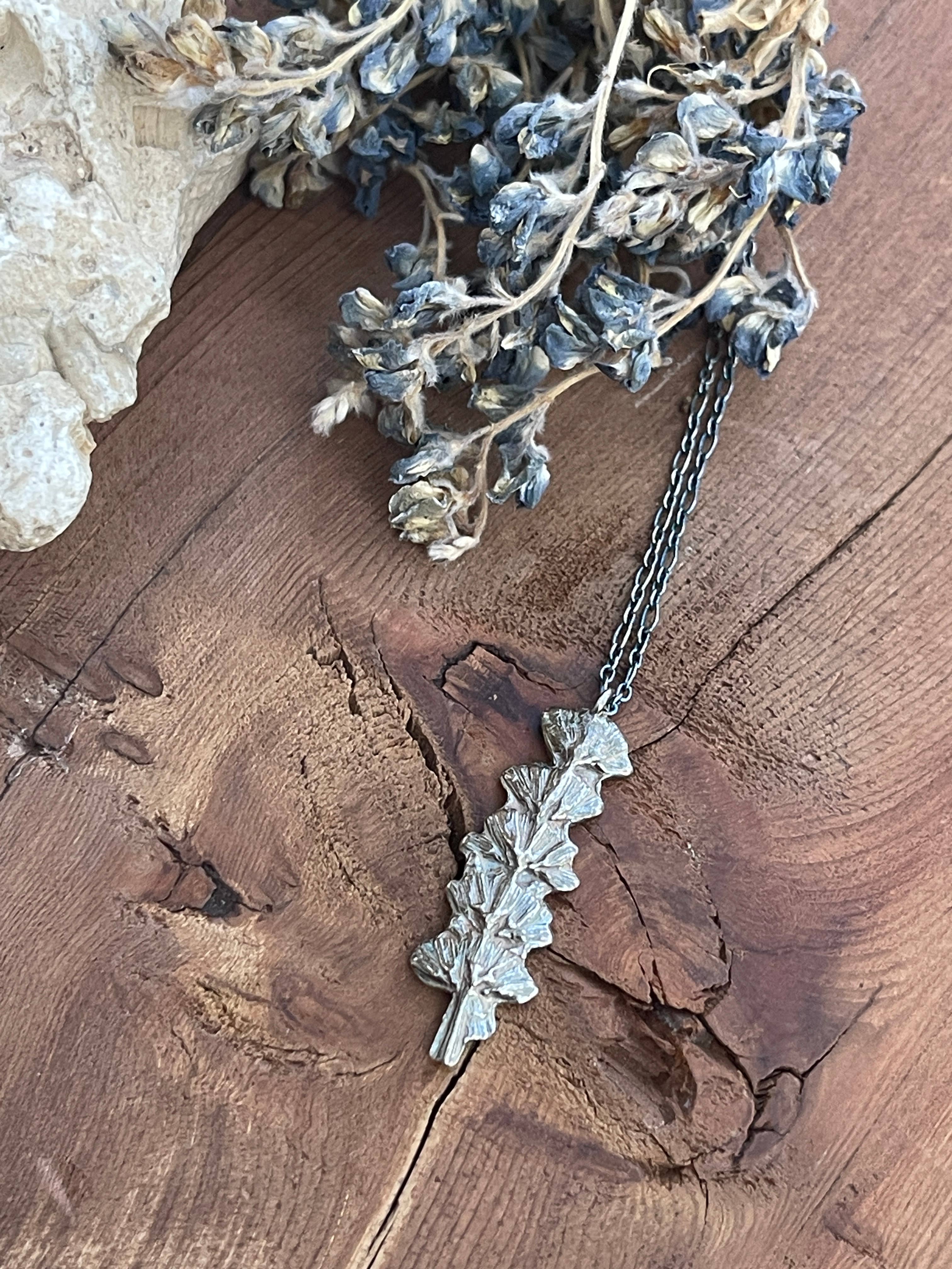 Ozark Impressions Jewelry - Wholesale Pendant/Charm Necklace - Lavender 5 Flower Necklace - Vert (Silver, Bronze or Copper)2