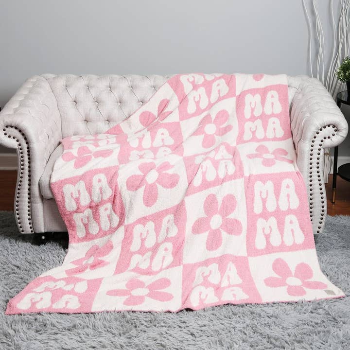 Floral Mama Blanket for wholesale by Queens Designs