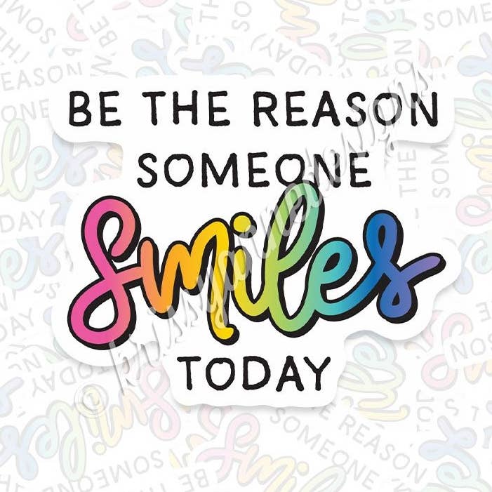 Vinyl Decal - Rainbow Smiles for wholesale by Krissyanne Designs