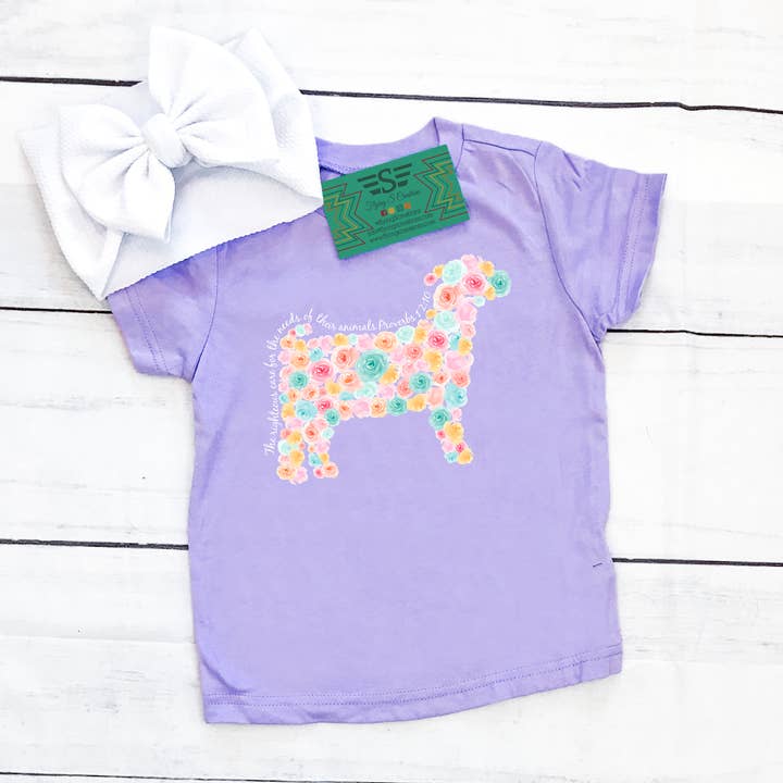 Flying S Company – wholesale Screen printed t-shirt – Women′s – Girls Bible Barnyard Tee