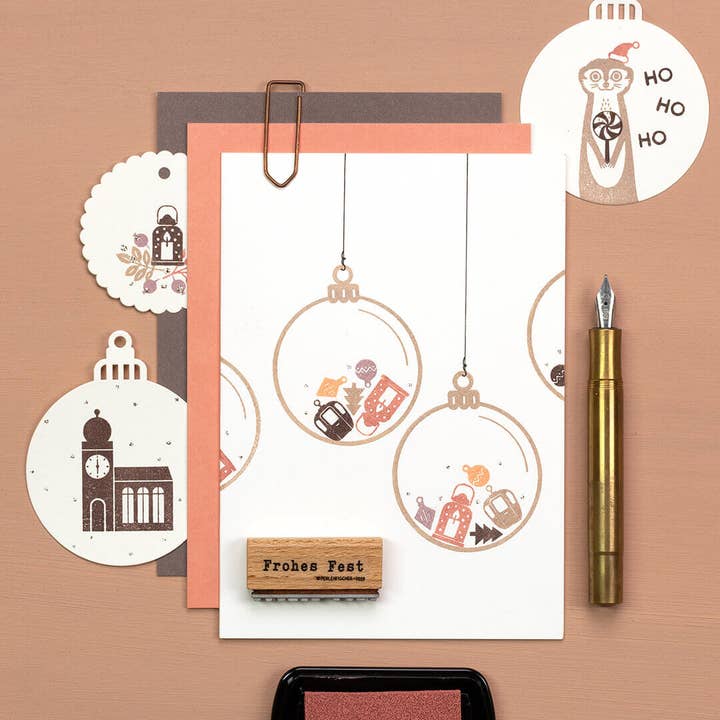 Perlenfischer - Wholesale Rubber/Decorative Stamp - 5x Stamp | Lantern3