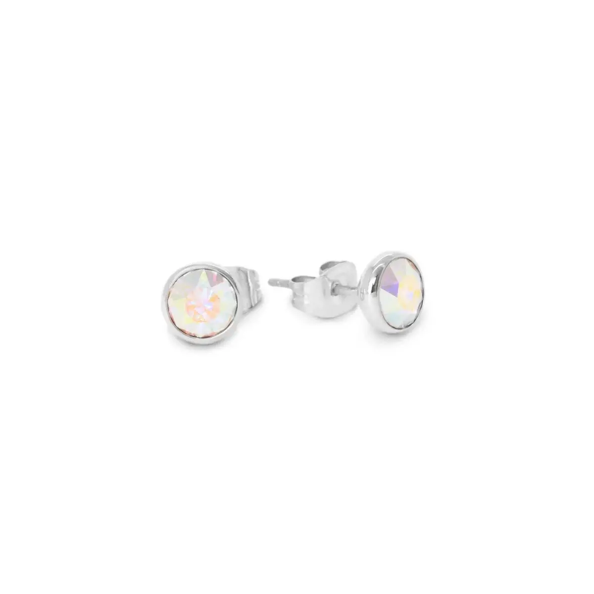 Melano Jewelry - Wholesale Stud/Post Earrings - Melano Friends Mabel CZ Silver Earrings AB0