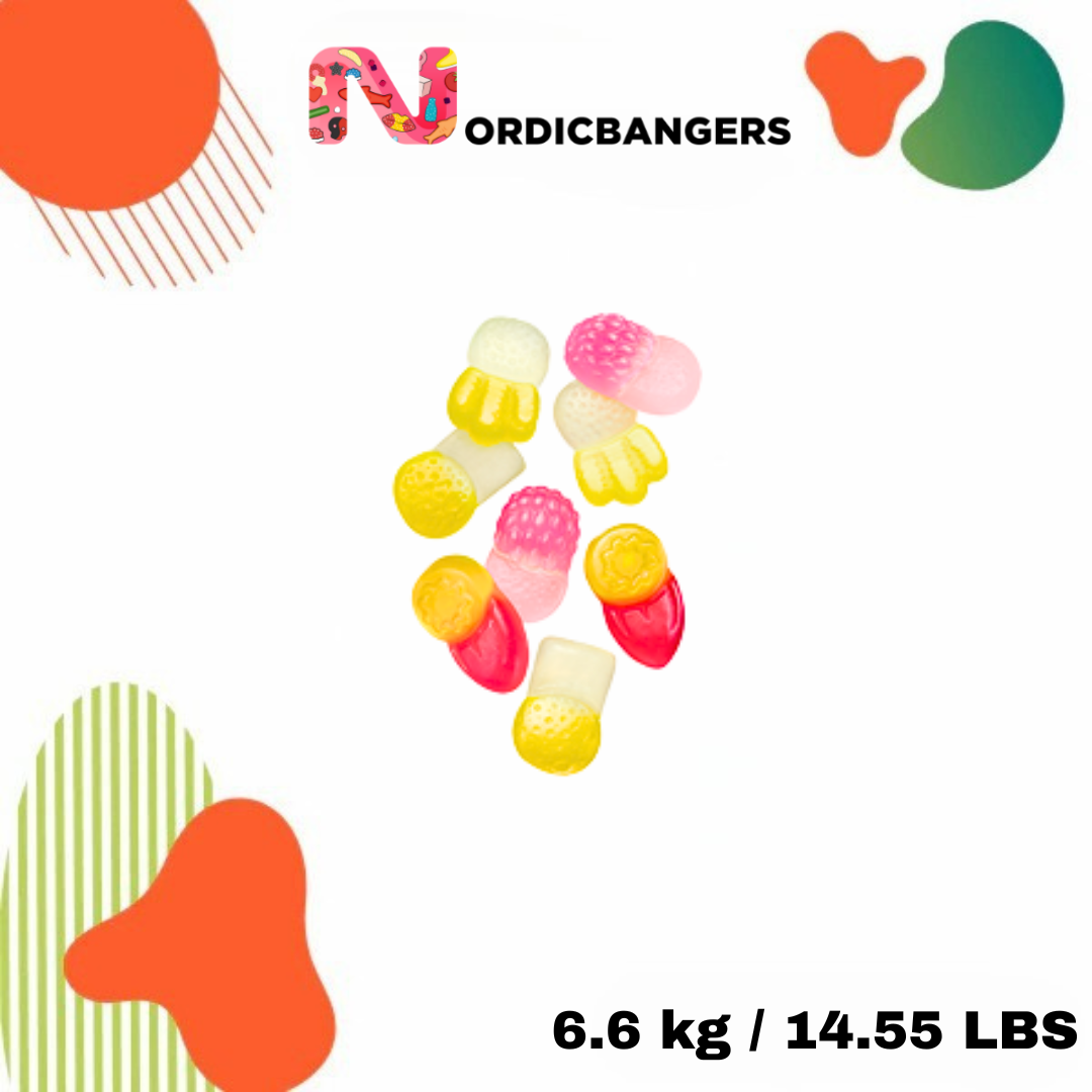 Nordicbangers - Swedish Candy Supply – Großhandel Weingummi – Nordicbangers Tutti Frutti Passion – Schwedische Weiche Fruchtgummi mit Passionsfruchtgeschmack2