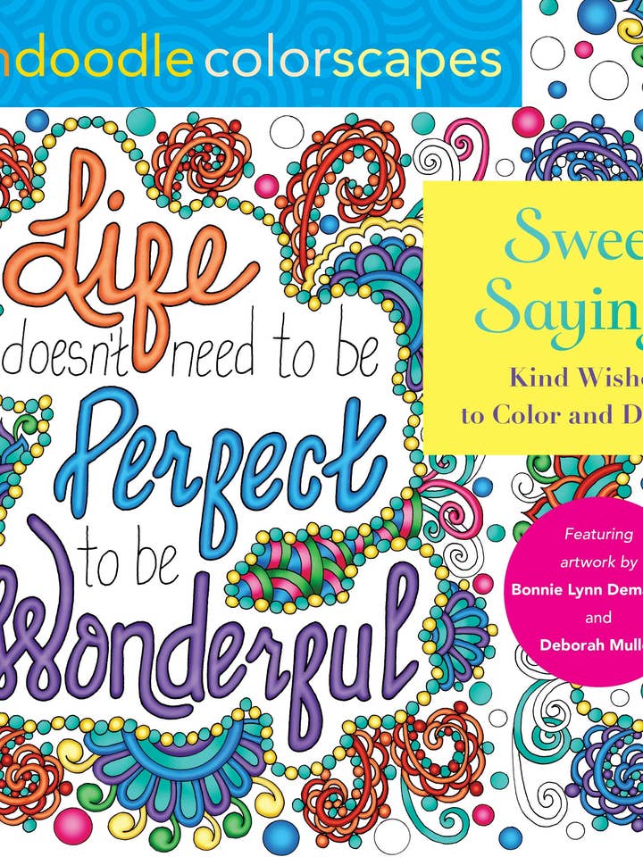 Zendoodle Colorscapes: Kind Wishes To Color And Display for wholesale by Macmillan Publishers