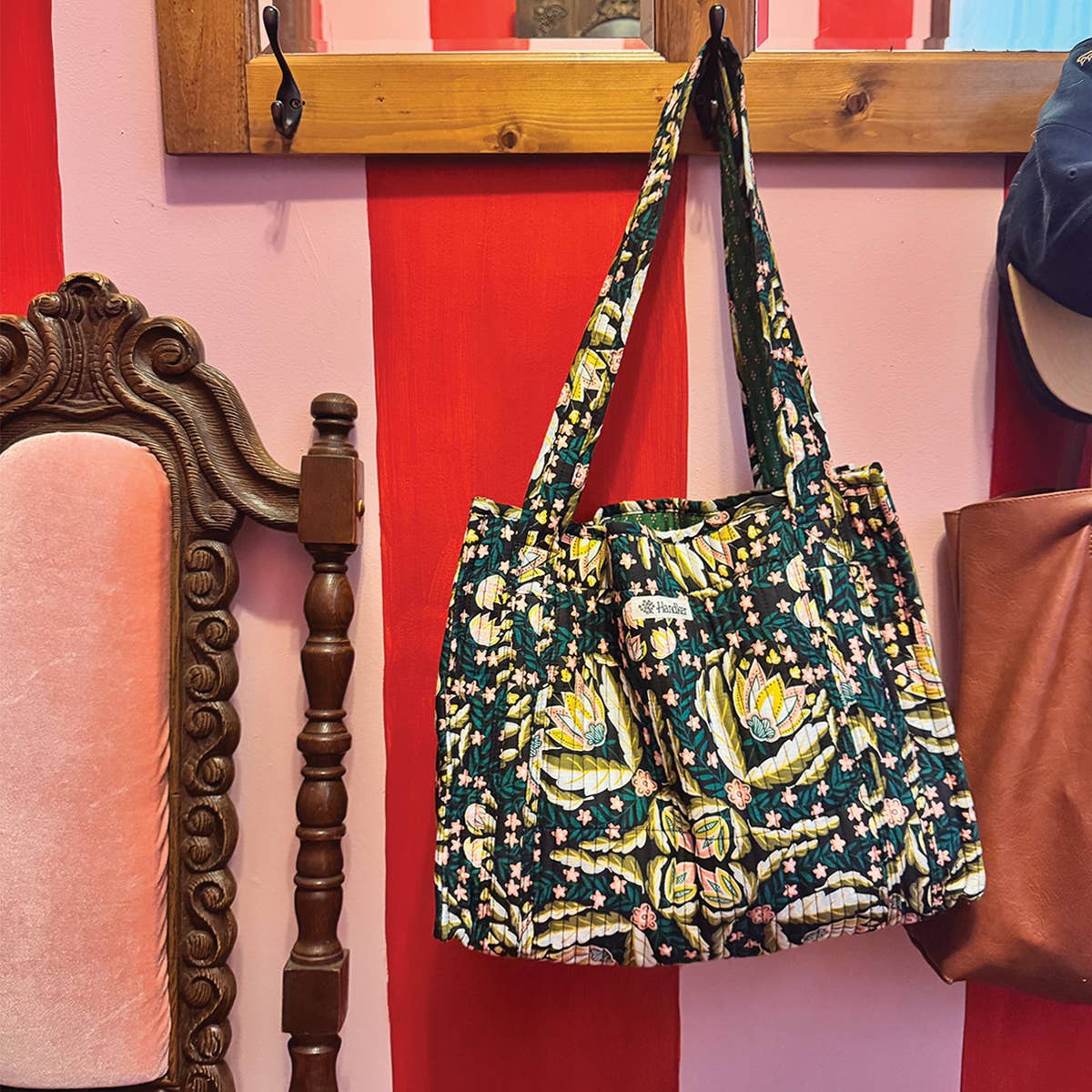 Handker Bandanas - Wholesale Tote Bag - Women's - Betty Quilted Tote6