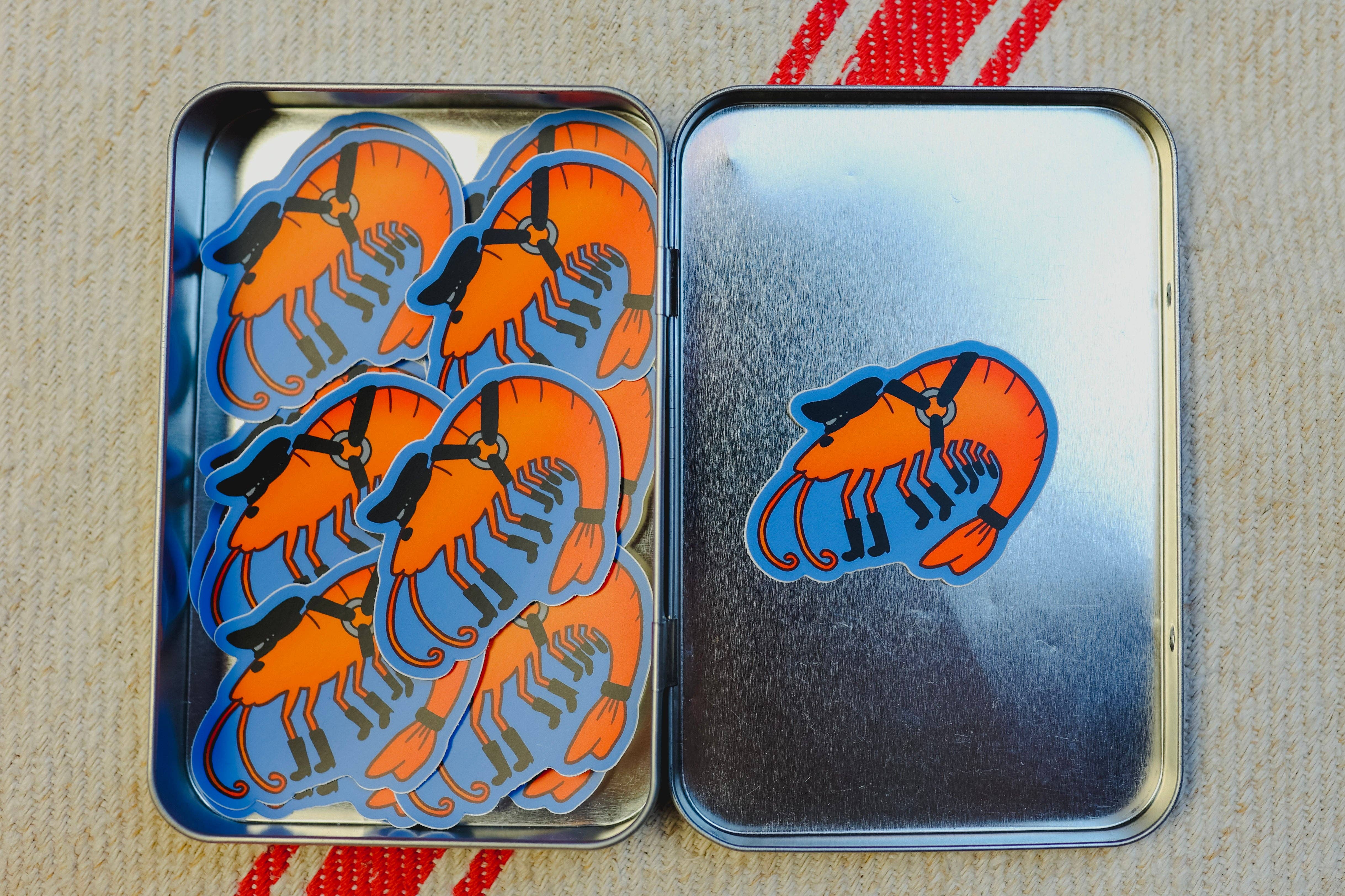 Tamiko Sidore Studio – wholesale Sticker – Shrimp Daddy Vinyl Sticker4